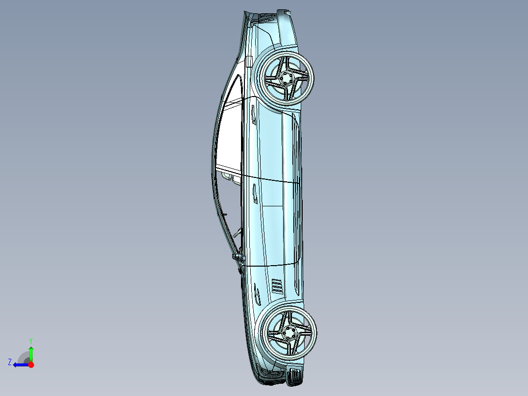 原创汽车内外饰结构设计模型--335148--90右视图