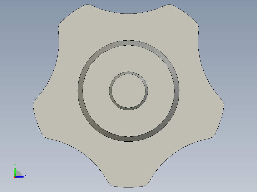 01五星把手M8X40c21-缝纫机夹线器-TA21左视图