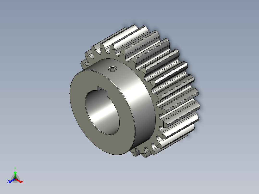 GEAKB30-24-30-30N正等轴测图