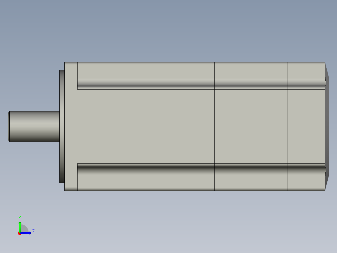 MHMD750W带刹车左视图