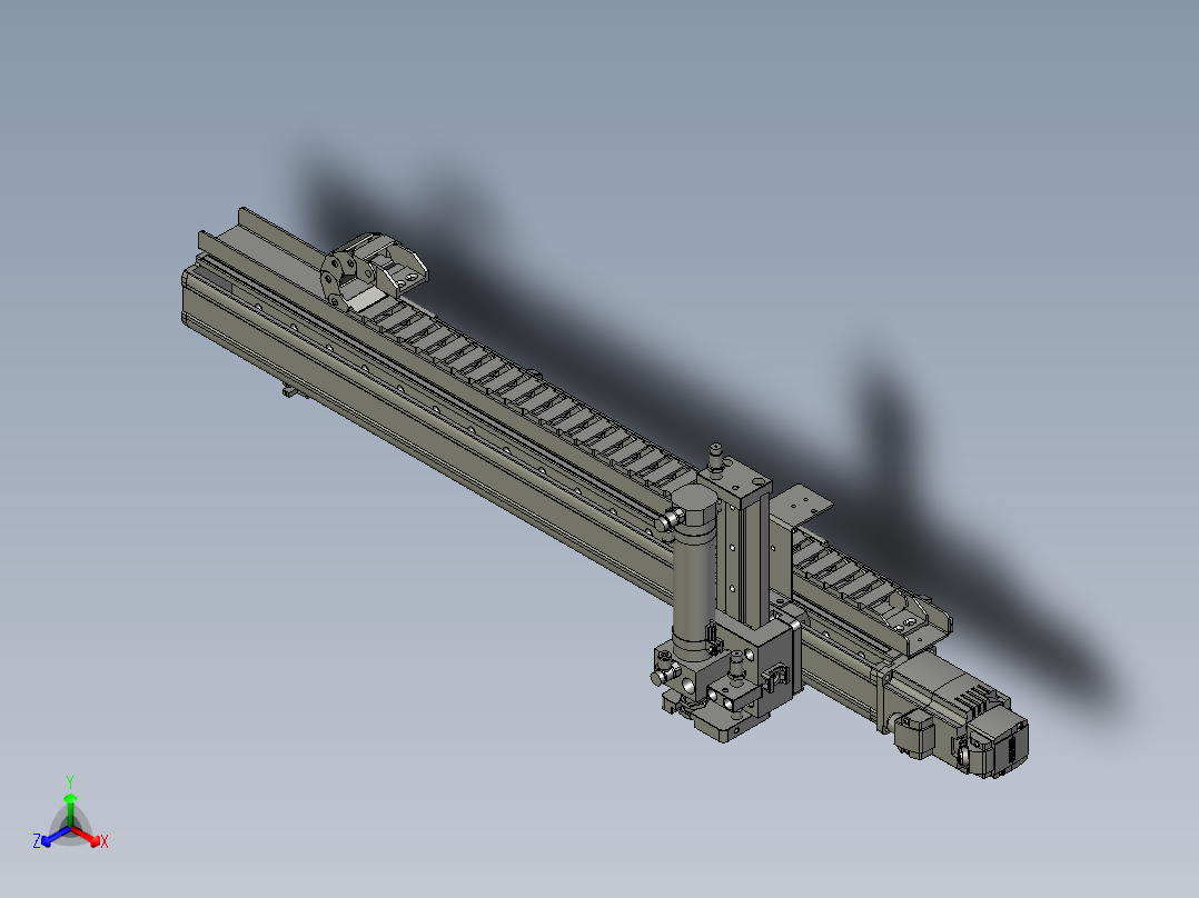 061809-齿轮组件下线移栽模块正等轴测图