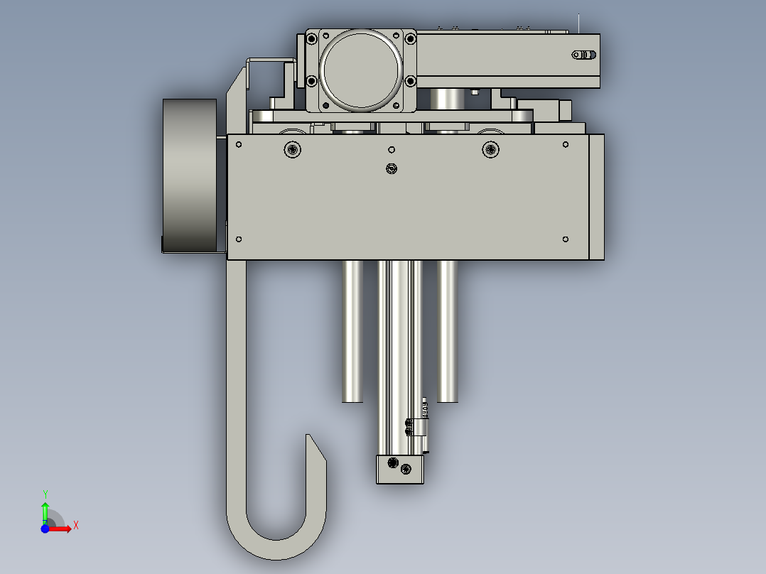 M071-K空载具移载模组-Assem前视图