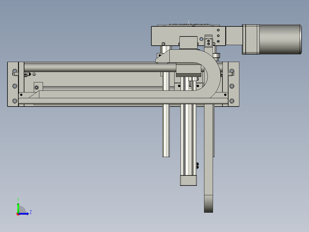 M071-K空载具移载模组-Assem左视图