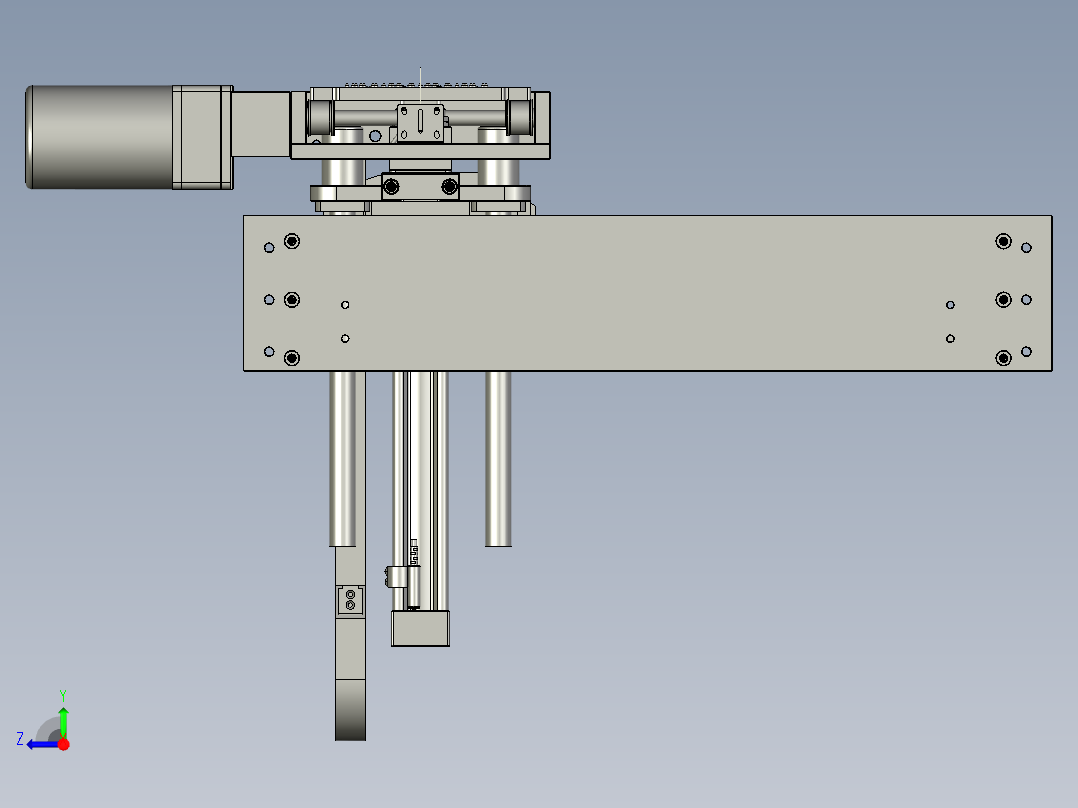 M071-K空载具移载模组-Assem右视图