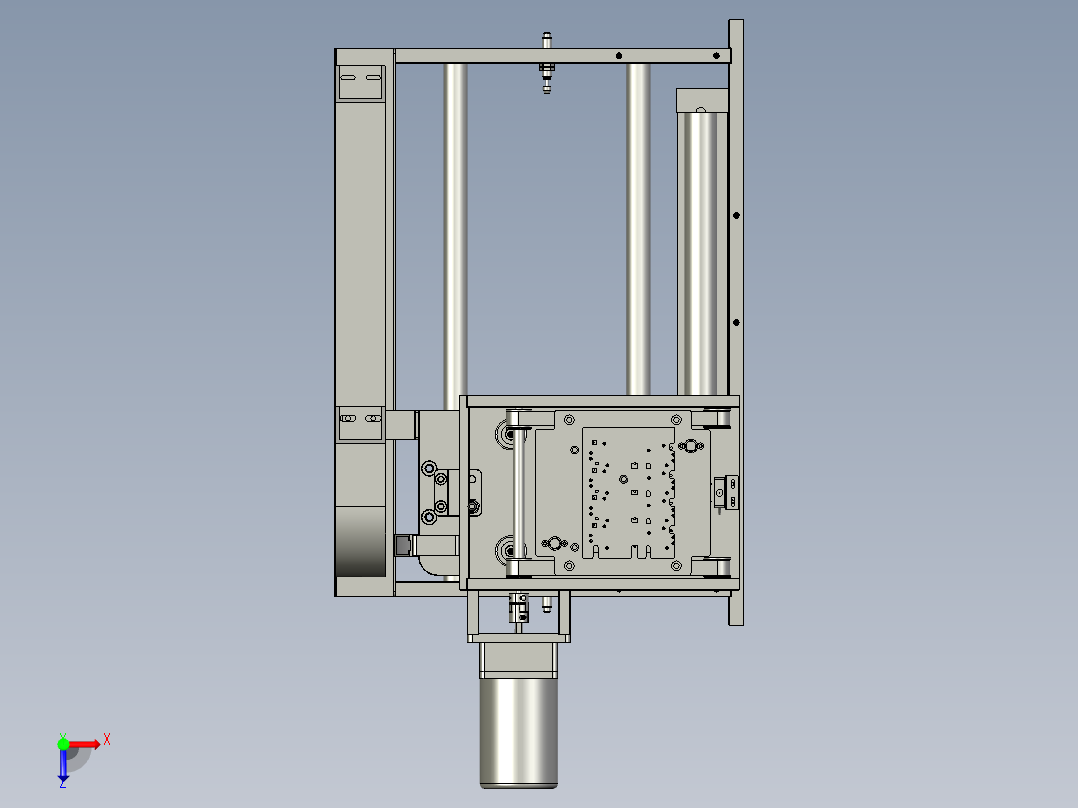 M071-K空载具移载模组-Assem俯视图