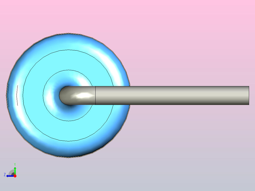 通孔电阻器33R右视图