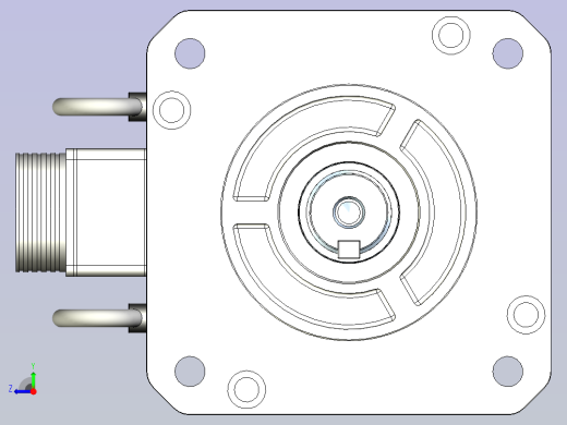 富士伺服电机 GYH552-BRAKE右视缩略图
