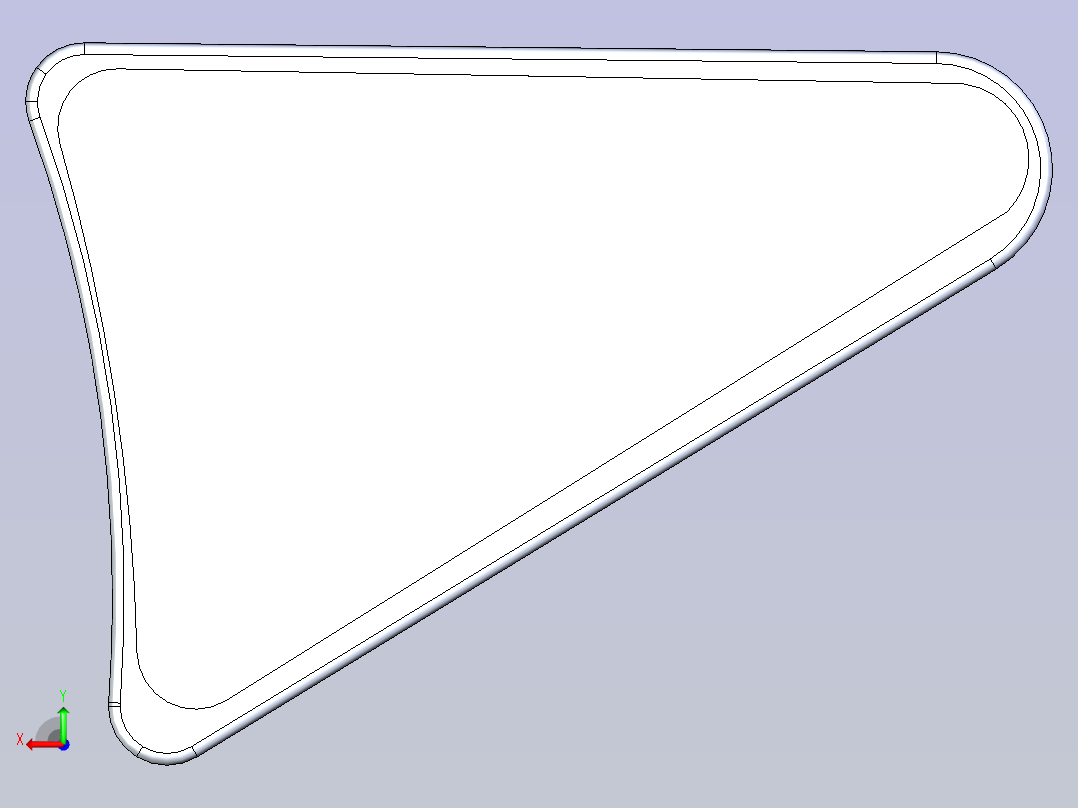 可3D打印的简易弹夹。后视图