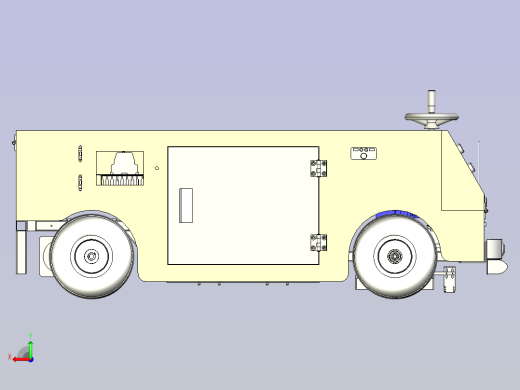 Agv自动导航车3D模型后视缩略图