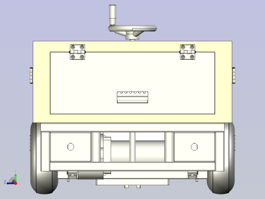 Agv自动导航车3D模型右视缩略图