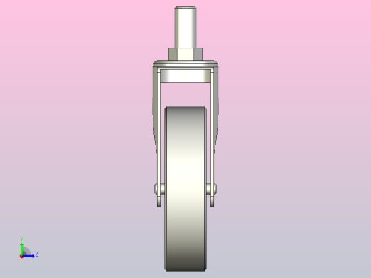 中重载型(200~300kg)螺纹型脚轮[CADM150-NB]左视缩略图