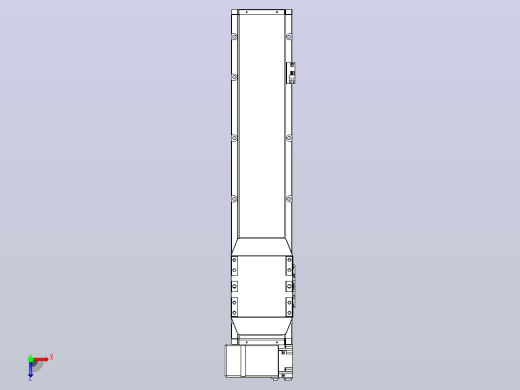 机器人皮带驱动直线轴TPA-GCB-150-P80-L500-LP-M75-N3俯视缩略图