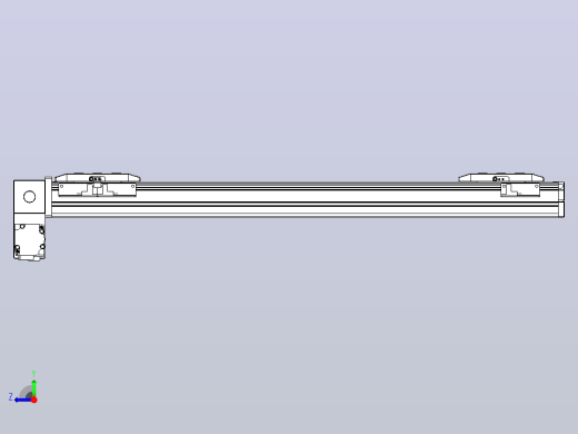皮带直线轴双滑块型TPA-GCBS-50-P42-L200-LP-M10-N3右视缩略图