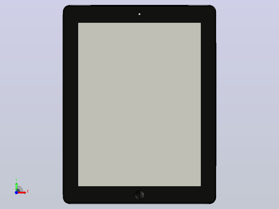 iPad 2前视图