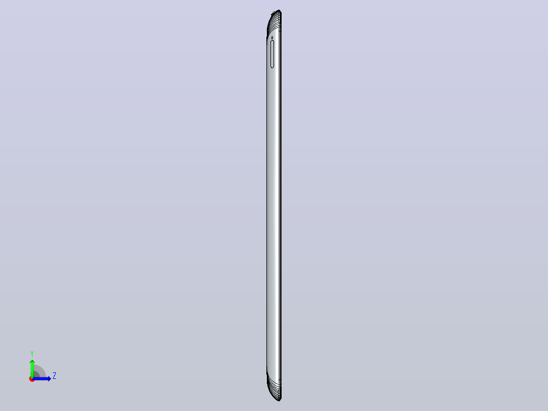 iPad 2左视图