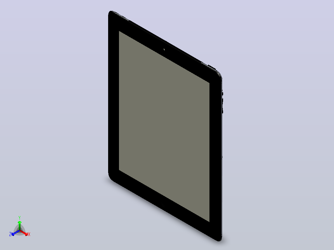 iPad 2正等轴测图