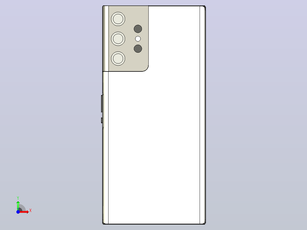 三星note 概念()前视图