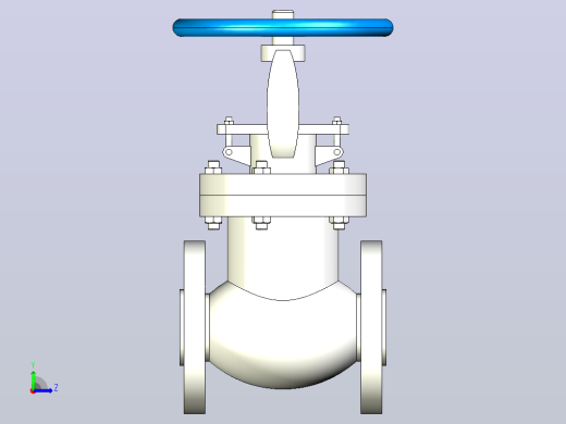 J41H-Y-Class150Lb APII美标截止阀[0.75]左视缩略图