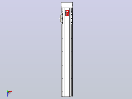 日规模组半封闭丝杆TPA-HNR-85D-1610C-L500-MP-Y-P20-N3俯视缩略图