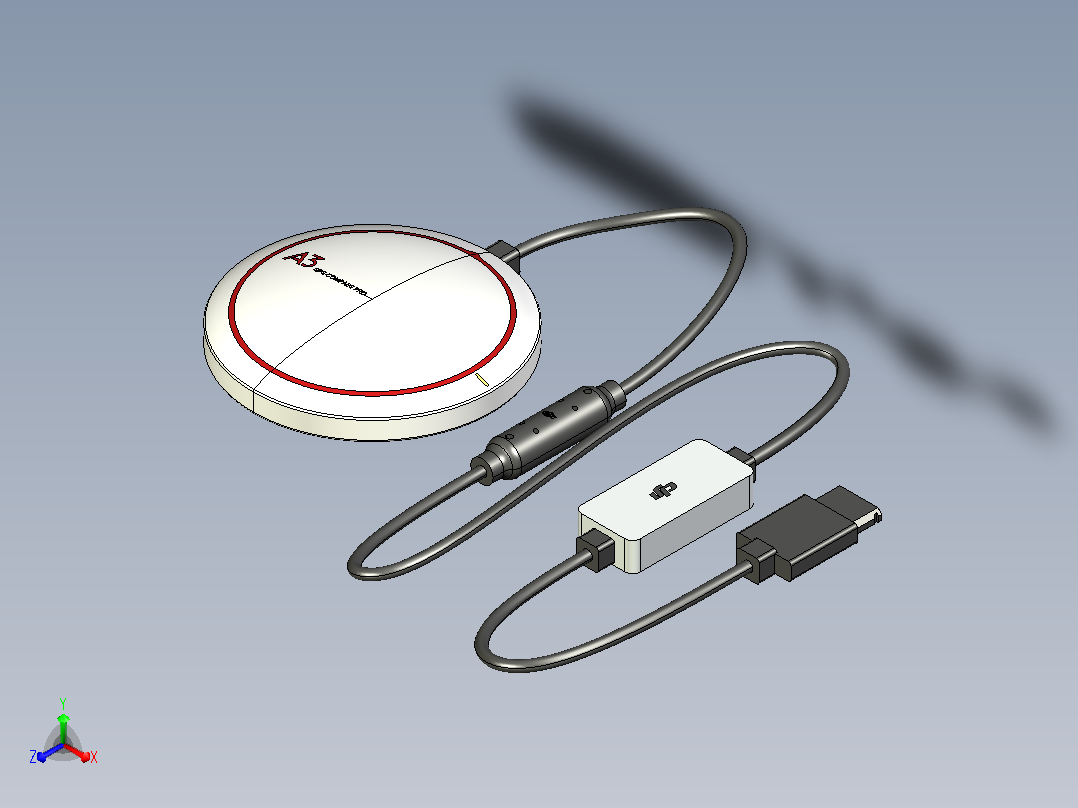 DJI - A3 - GPS-指南针专业主视图