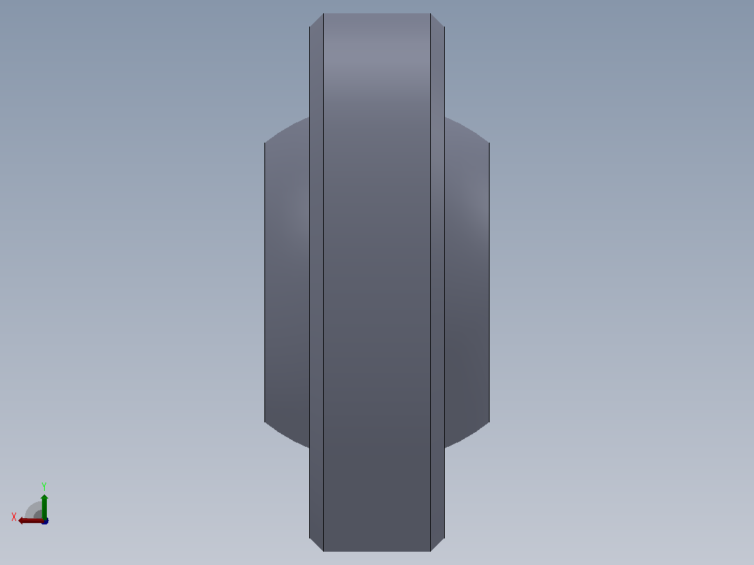 多套GBT9163自润滑向心关节轴承3D模型Solidworks设计后视图