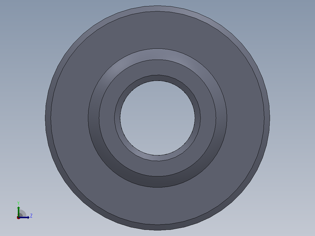 多套GBT9163自润滑向心关节轴承3D模型Solidworks设计左视图