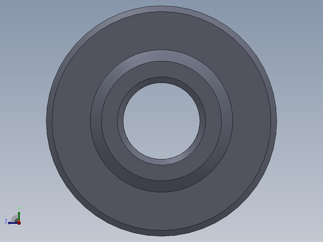 多套GBT9163自润滑向心关节轴承3D模型Solidworks设计右视图
