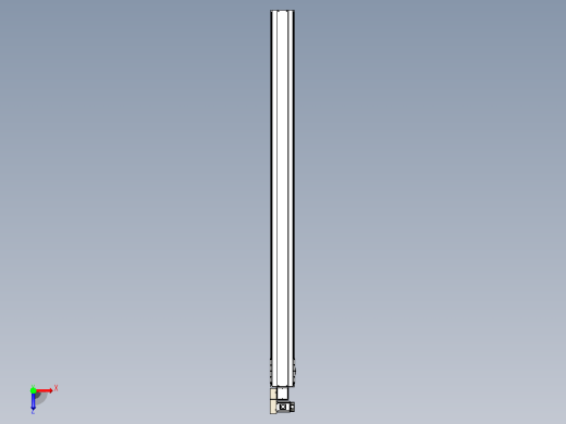 皮带直线轴半封闭可选导轨TPA-HNB-220D-176-L3050-ML-C-P1K-N3俯视缩略图