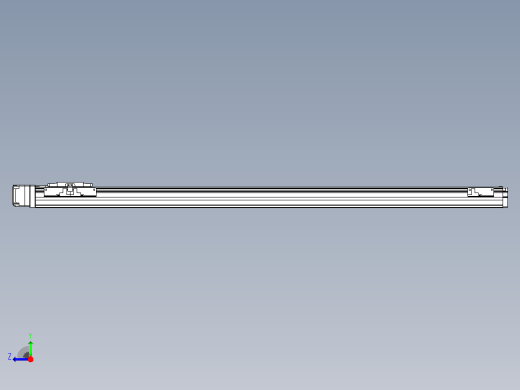 滚珠丝杠直线轴内置导轨TPA-GCR-40-1210C-L800-MR-M10-N3右视缩略图