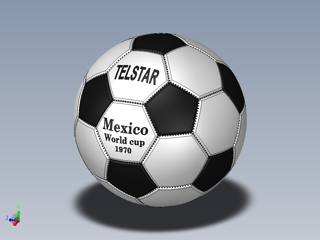 阿迪达斯Telstar足球主视图