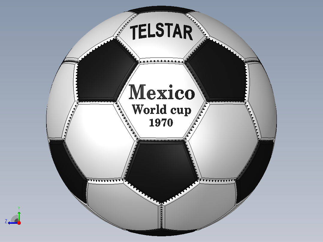 阿迪达斯Telstar足球右视图