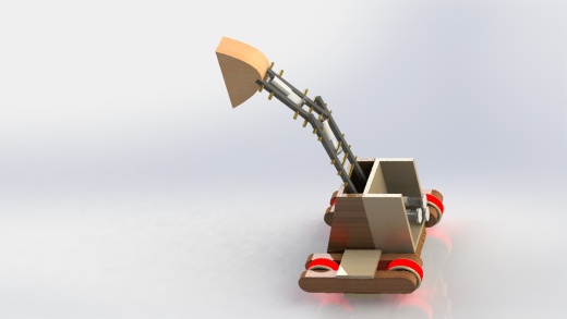 挖掘机的3D模型缩略图