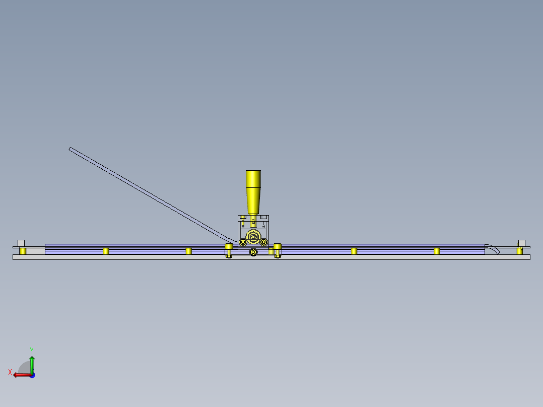 长尺寸滑动机构后视图