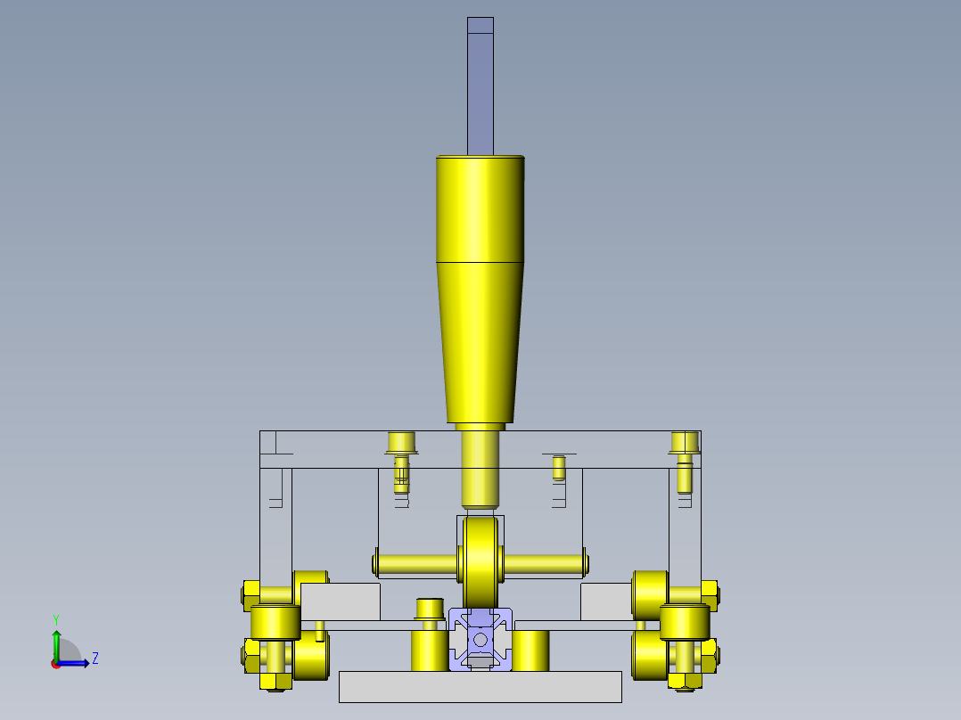长尺寸滑动机构左视图