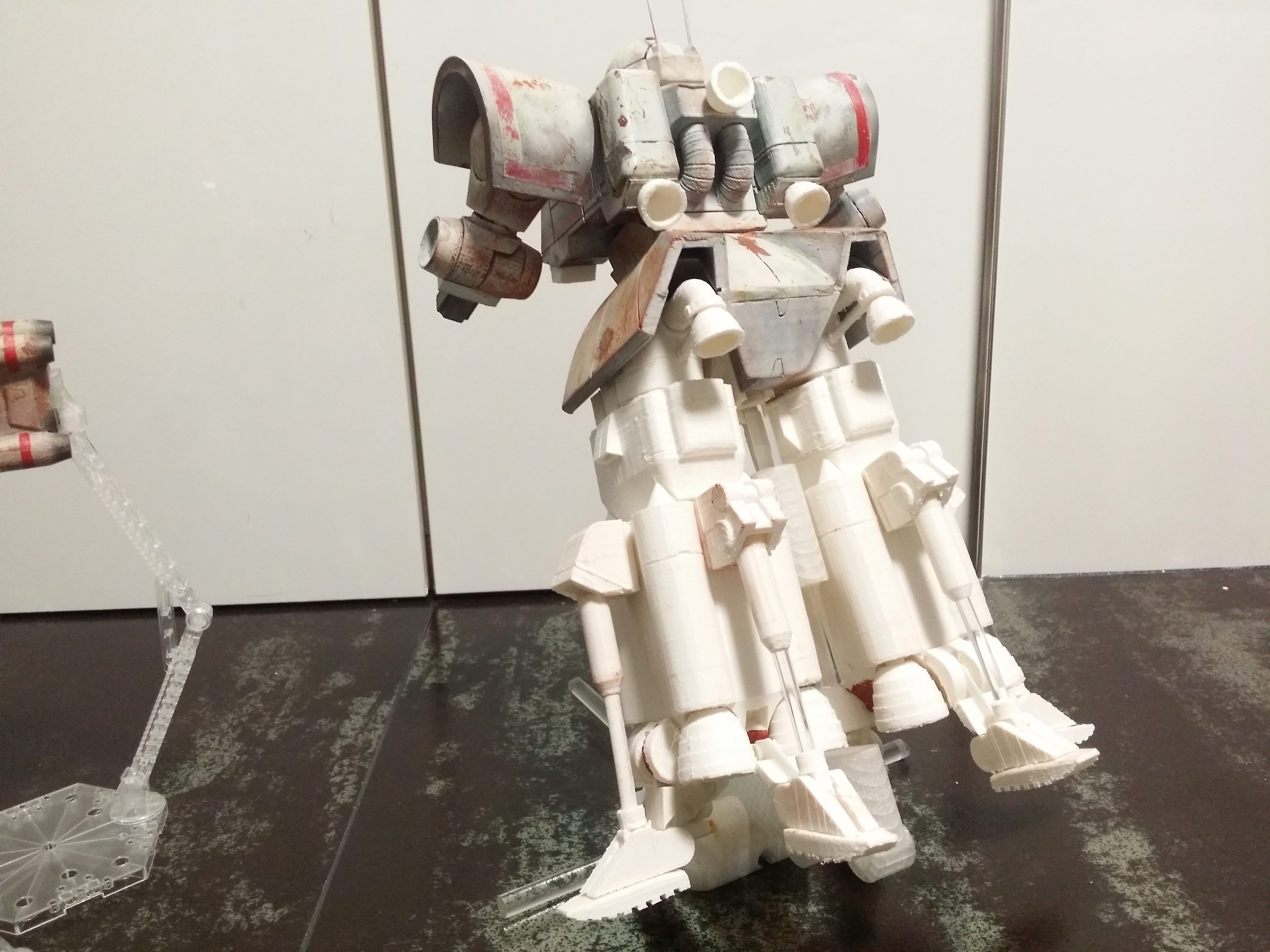 ZAKU ii机器人模型摆件3D图纸 IGS STL格式