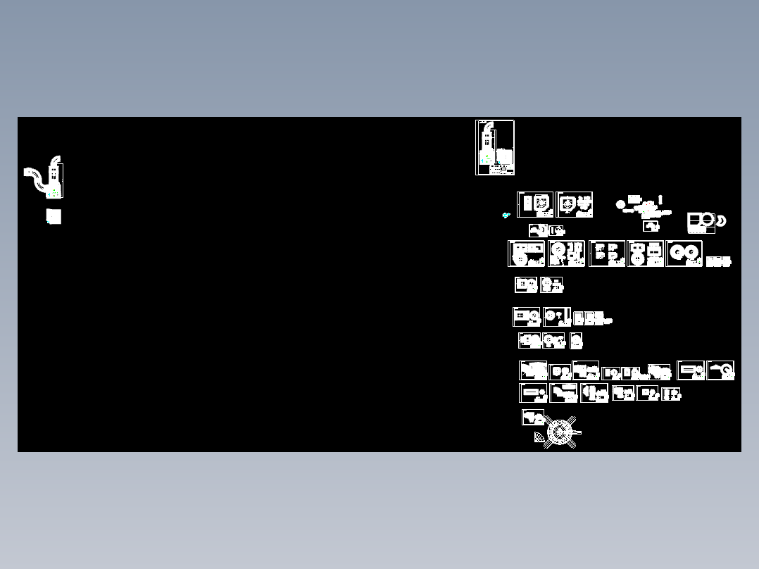 闪蒸主机全套图纸，产量25TH