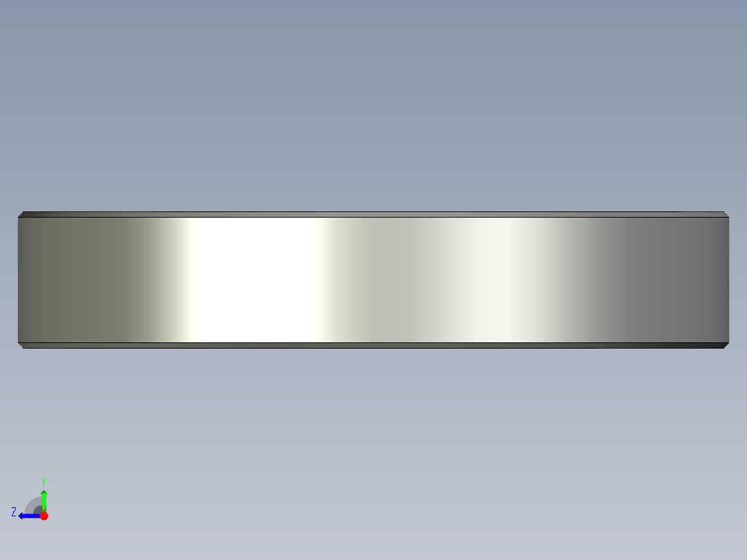 滚筒轴承3D设计图右视图