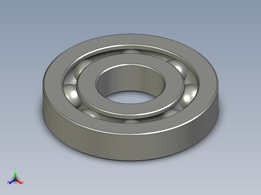 滚筒轴承3D设计图正等轴测缩略图