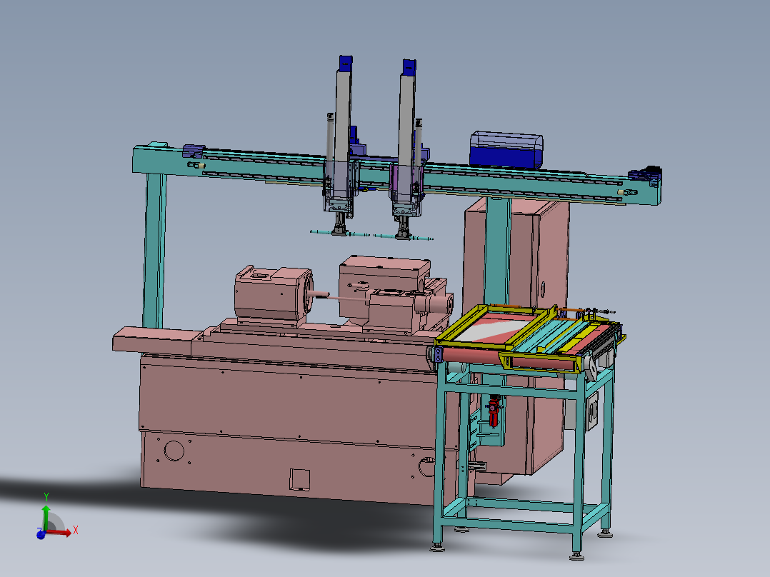 磨床机械手及自动上下料