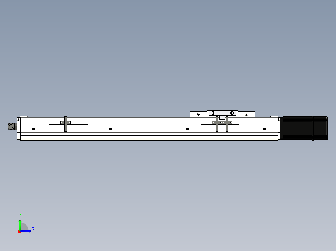 Toyo东佑达直线模组-ECH10-400-BC-400W-C4反左视图