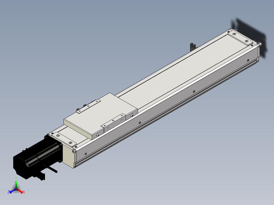 Toyo东佑达直线模组-ECH10-400-BC-400W-C4反正等轴测图