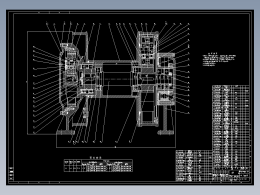 JD-0.5型调度绞车设计（有cad图）