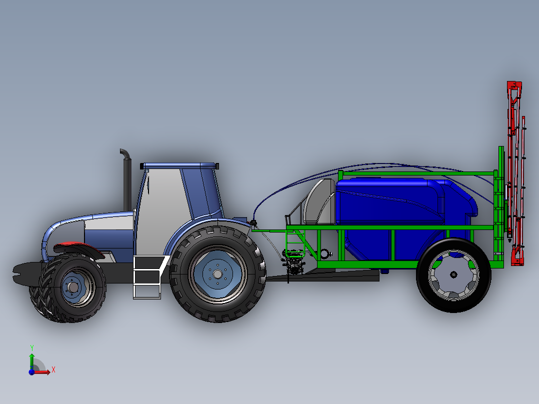 伸缩皮带机前视图