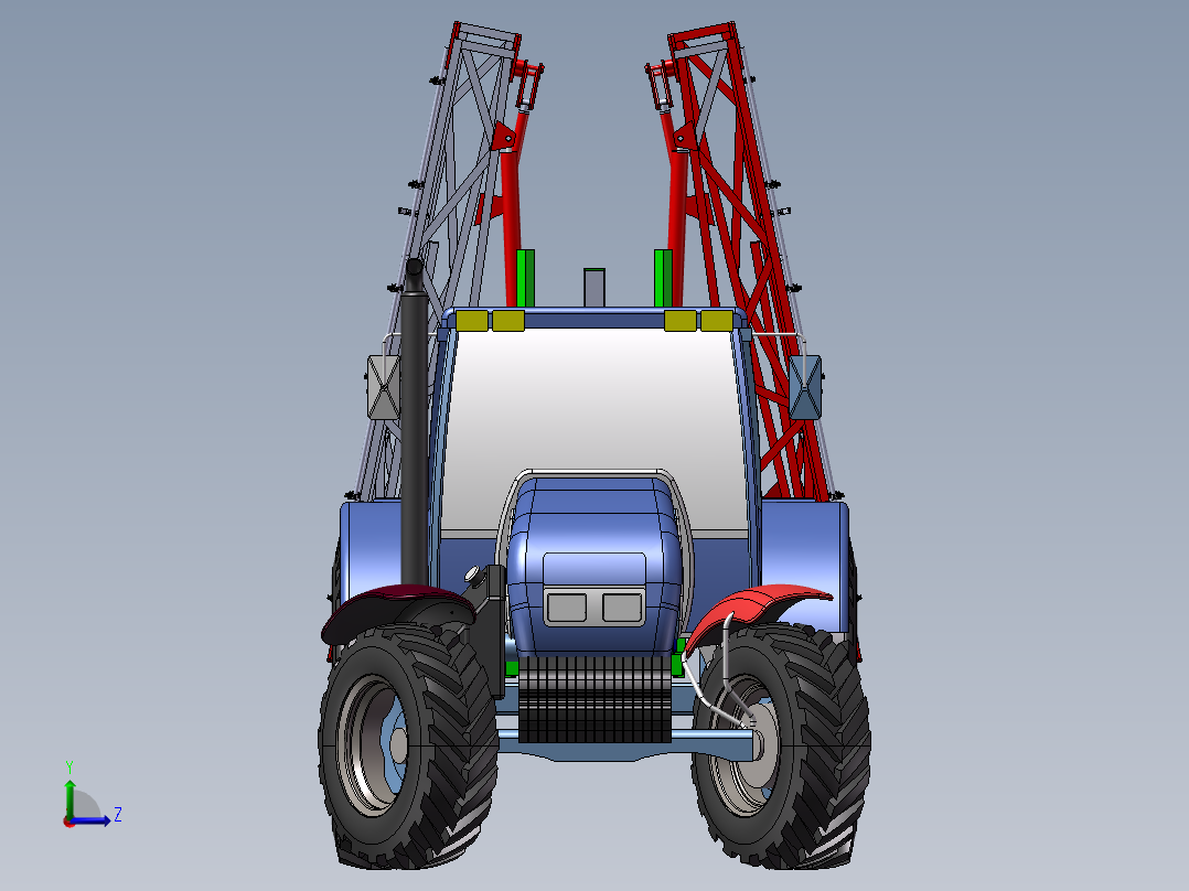 伸缩皮带机左视图