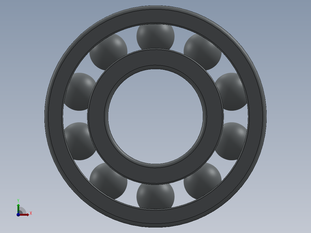马自达2.5升KL V6飞轮导向轴承前视图