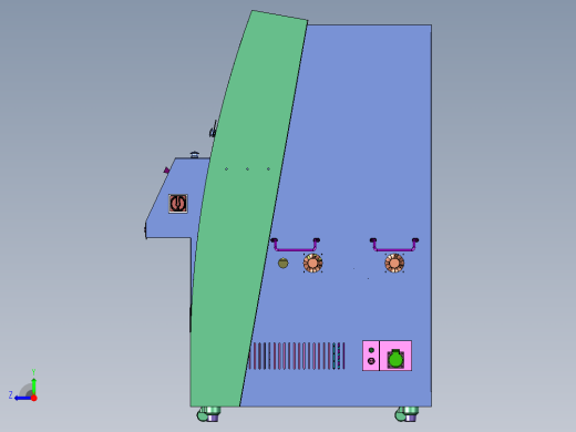 基于视觉系统的汽车车速表检测台右视缩略图