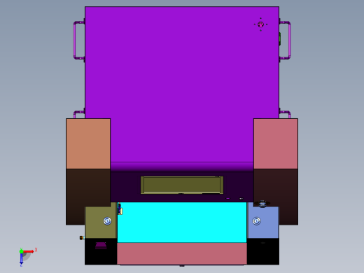 基于视觉系统的汽车车速表检测台俯视缩略图