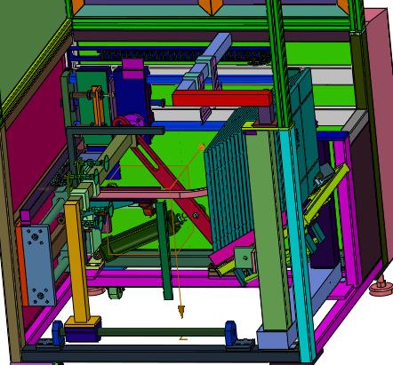 物流快递云仓纸箱盒侧面开箱机