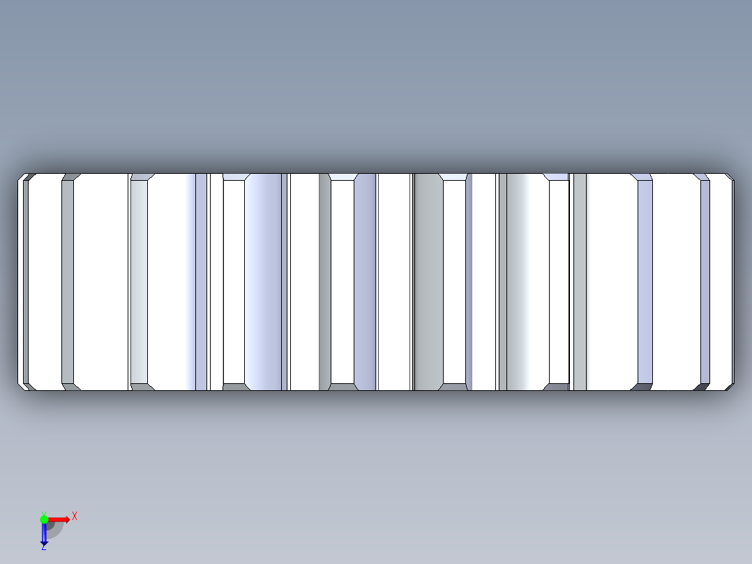 正齿轮-m1.5 20PA 20t Spur Gear俯视图