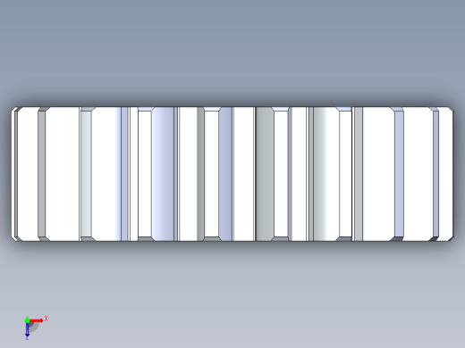正齿轮-m1.5 20PA 20t Spur Gear俯视缩略图